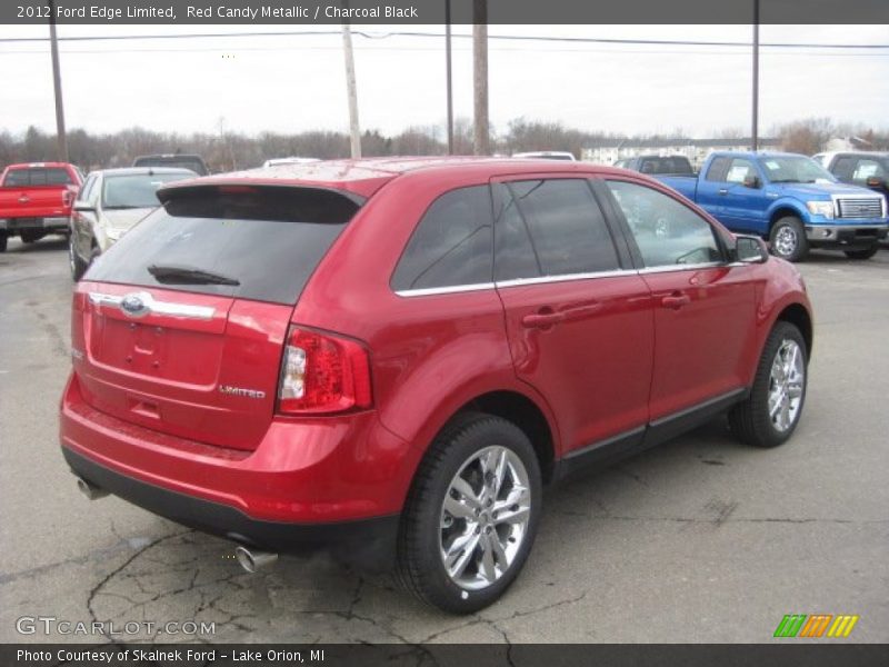 Red Candy Metallic / Charcoal Black 2012 Ford Edge Limited