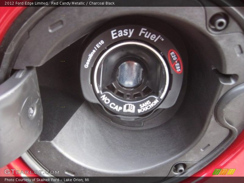Red Candy Metallic / Charcoal Black 2012 Ford Edge Limited