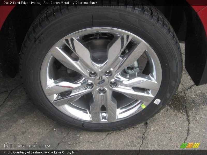 Red Candy Metallic / Charcoal Black 2012 Ford Edge Limited