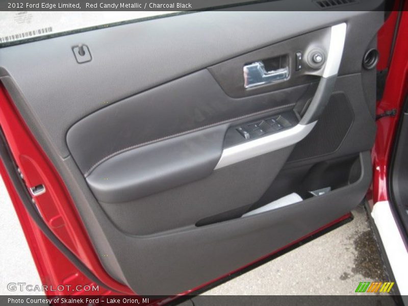 Red Candy Metallic / Charcoal Black 2012 Ford Edge Limited