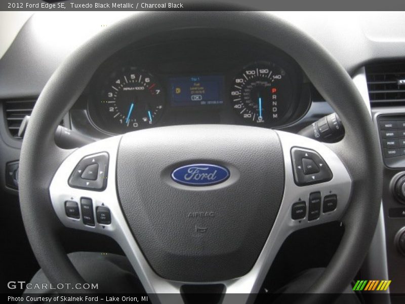 Tuxedo Black Metallic / Charcoal Black 2012 Ford Edge SE