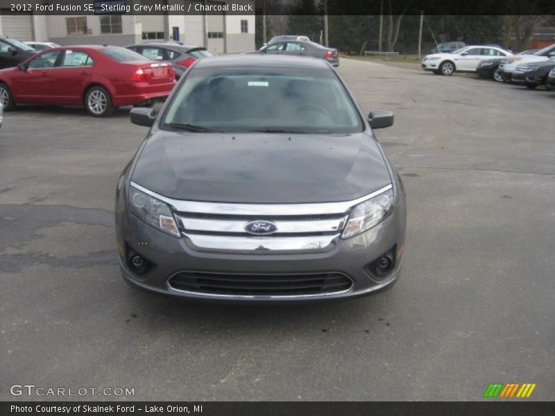 Sterling Grey Metallic / Charcoal Black 2012 Ford Fusion SE