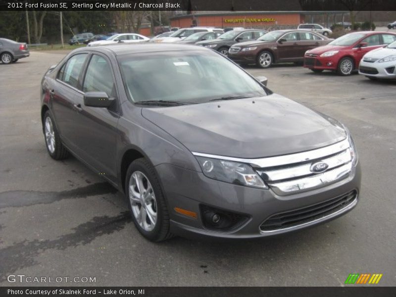 Sterling Grey Metallic / Charcoal Black 2012 Ford Fusion SE