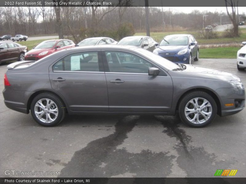 Sterling Grey Metallic / Charcoal Black 2012 Ford Fusion SE