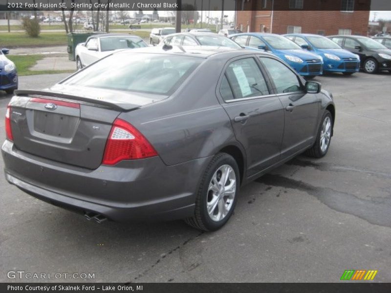 Sterling Grey Metallic / Charcoal Black 2012 Ford Fusion SE