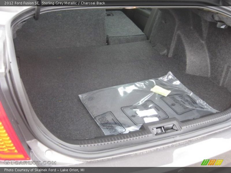 Sterling Grey Metallic / Charcoal Black 2012 Ford Fusion SE