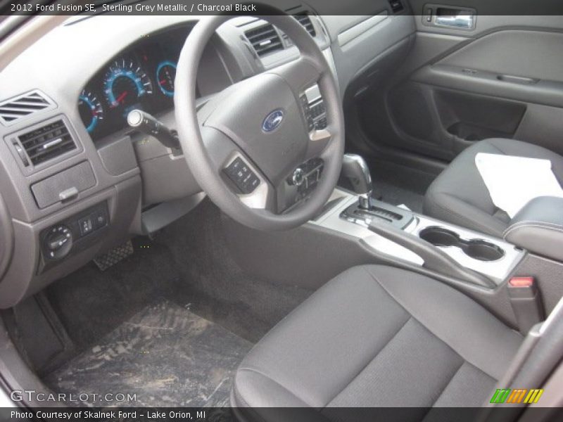 Sterling Grey Metallic / Charcoal Black 2012 Ford Fusion SE