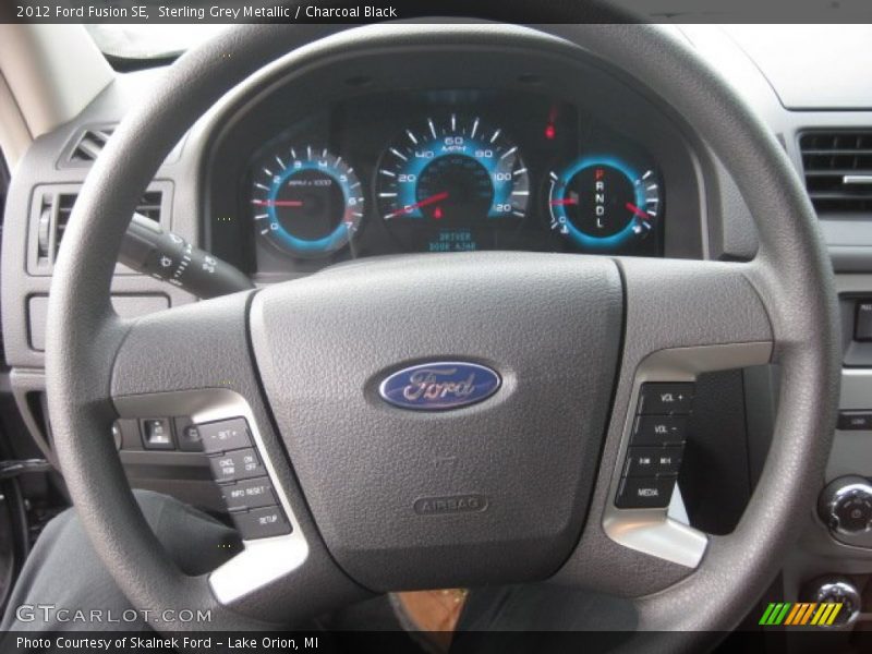 Sterling Grey Metallic / Charcoal Black 2012 Ford Fusion SE