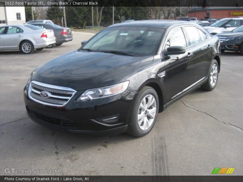 Ebony Black / Charcoal Black 2012 Ford Taurus SEL