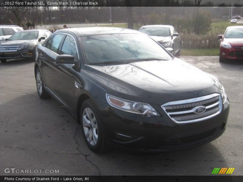 Ebony Black / Charcoal Black 2012 Ford Taurus SEL