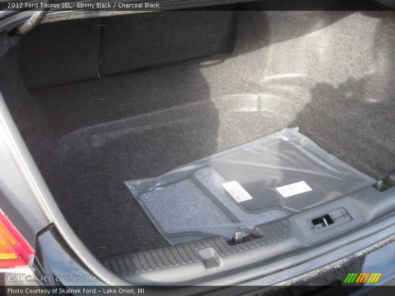 Ebony Black / Charcoal Black 2012 Ford Taurus SEL
