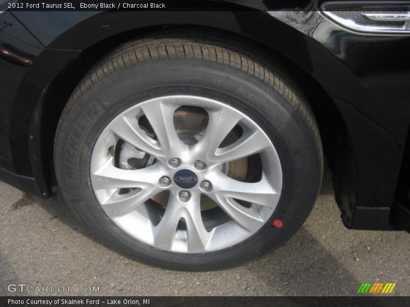 Ebony Black / Charcoal Black 2012 Ford Taurus SEL