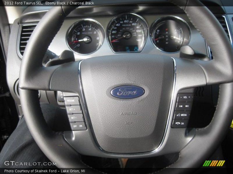 Ebony Black / Charcoal Black 2012 Ford Taurus SEL