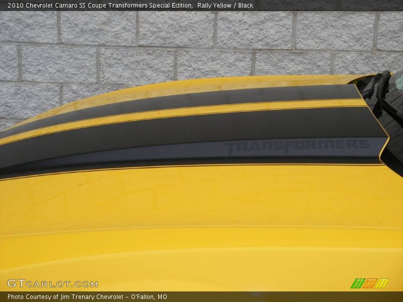 Rally Yellow / Black 2010 Chevrolet Camaro SS Coupe Transformers Special Edition