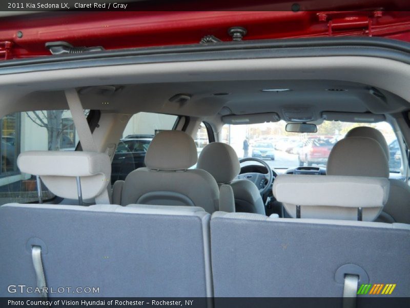 Claret Red / Gray 2011 Kia Sedona LX