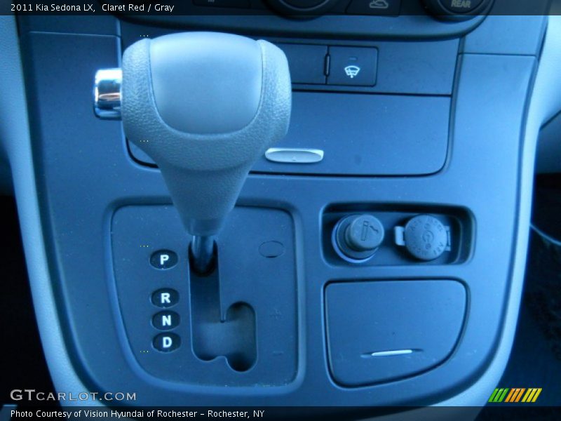 Claret Red / Gray 2011 Kia Sedona LX