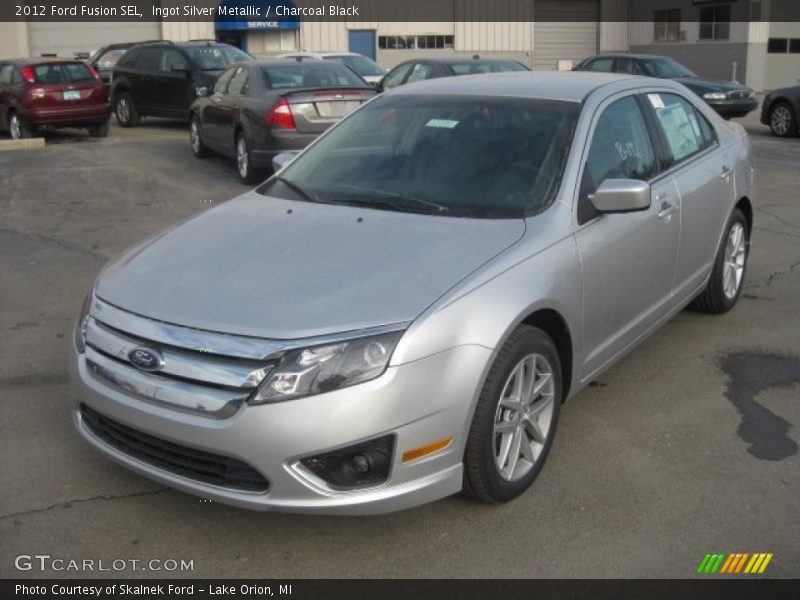 Ingot Silver Metallic / Charcoal Black 2012 Ford Fusion SEL
