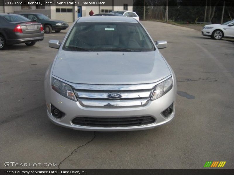 Ingot Silver Metallic / Charcoal Black 2012 Ford Fusion SEL