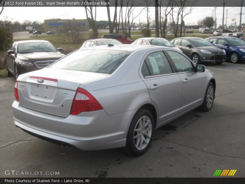 Ingot Silver Metallic / Charcoal Black 2012 Ford Fusion SEL