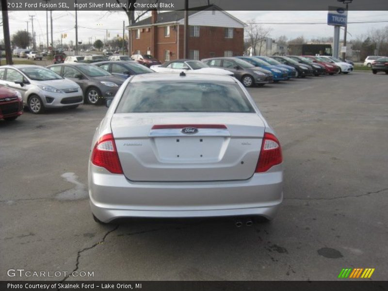 Ingot Silver Metallic / Charcoal Black 2012 Ford Fusion SEL