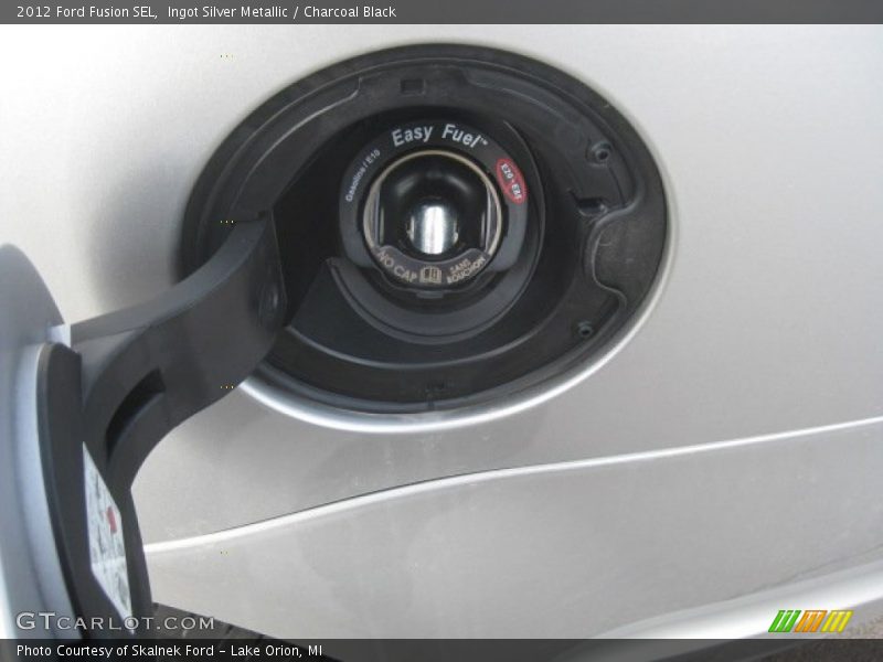Ingot Silver Metallic / Charcoal Black 2012 Ford Fusion SEL