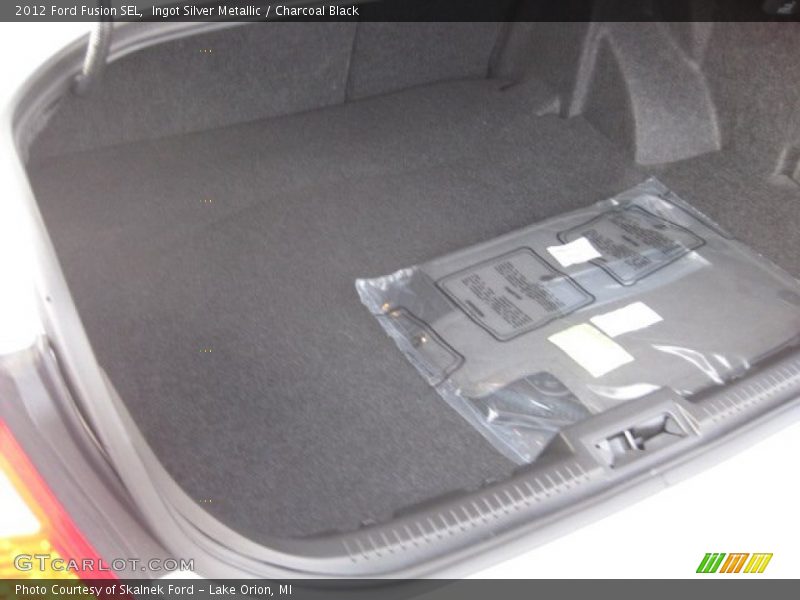 Ingot Silver Metallic / Charcoal Black 2012 Ford Fusion SEL