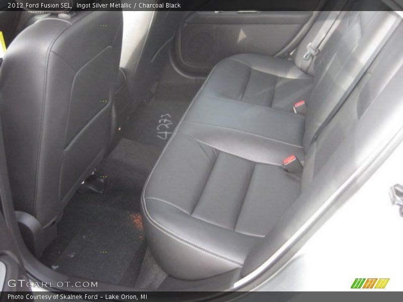Ingot Silver Metallic / Charcoal Black 2012 Ford Fusion SEL