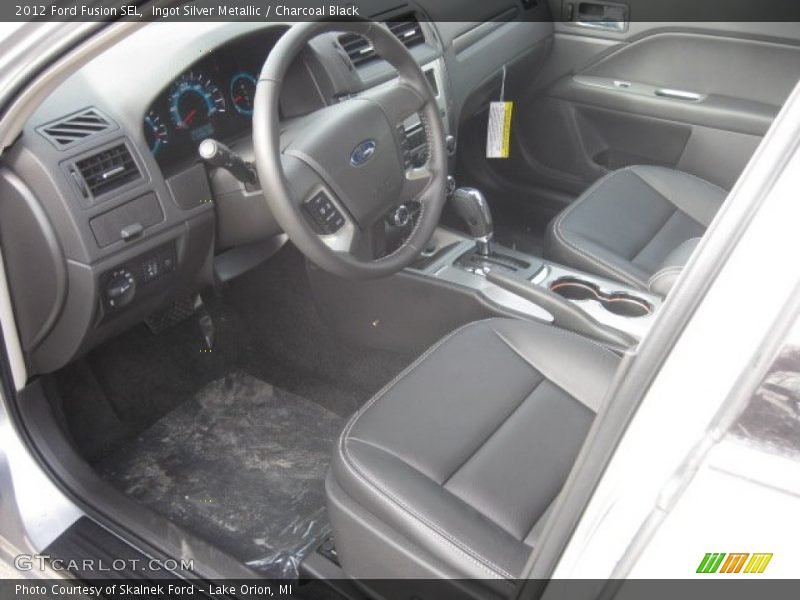 Ingot Silver Metallic / Charcoal Black 2012 Ford Fusion SEL