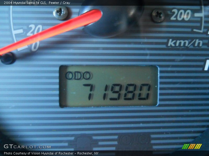Pewter / Gray 2004 Hyundai Santa Fe GLS