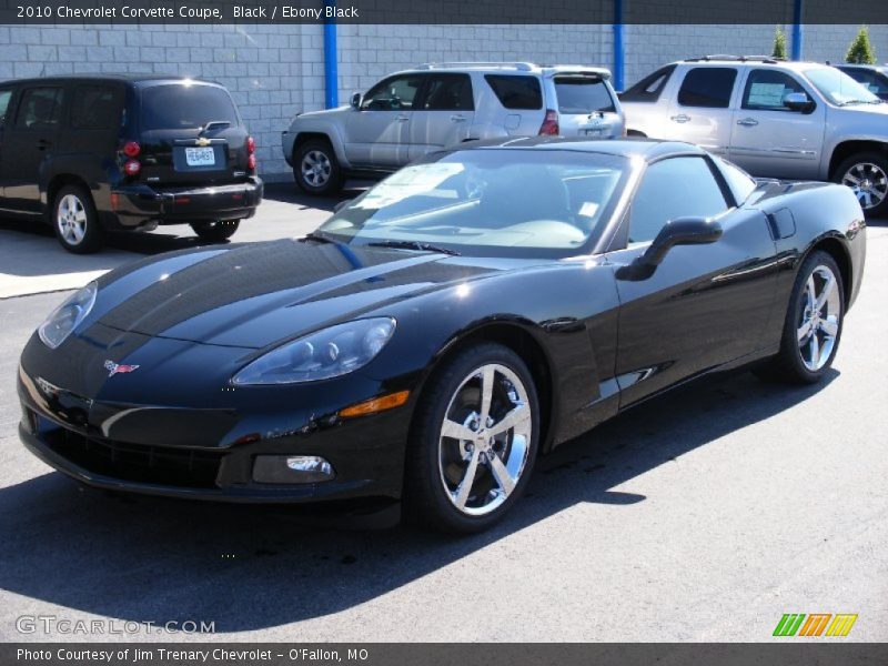 Black / Ebony Black 2010 Chevrolet Corvette Coupe