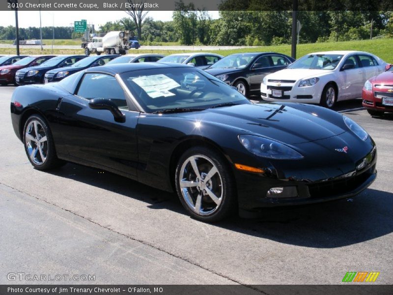 Black / Ebony Black 2010 Chevrolet Corvette Coupe