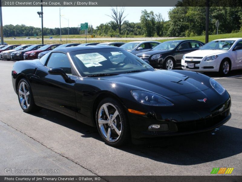 Black / Ebony Black 2010 Chevrolet Corvette Coupe
