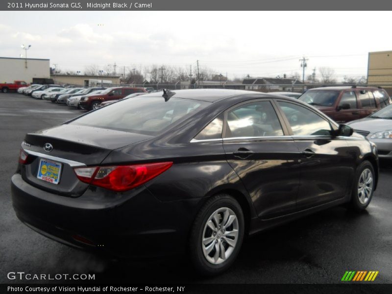 Midnight Black / Camel 2011 Hyundai Sonata GLS