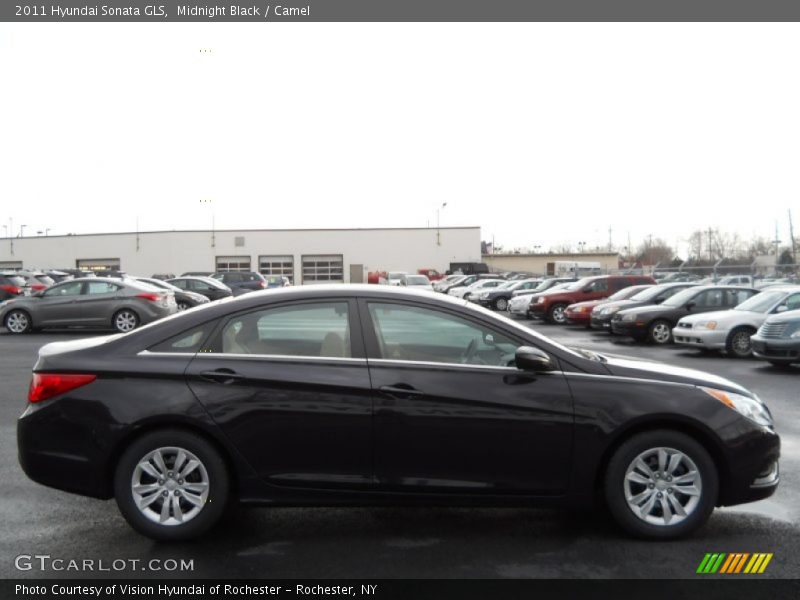 Midnight Black / Camel 2011 Hyundai Sonata GLS