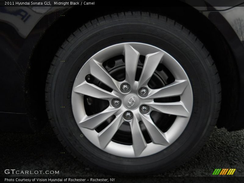 Midnight Black / Camel 2011 Hyundai Sonata GLS