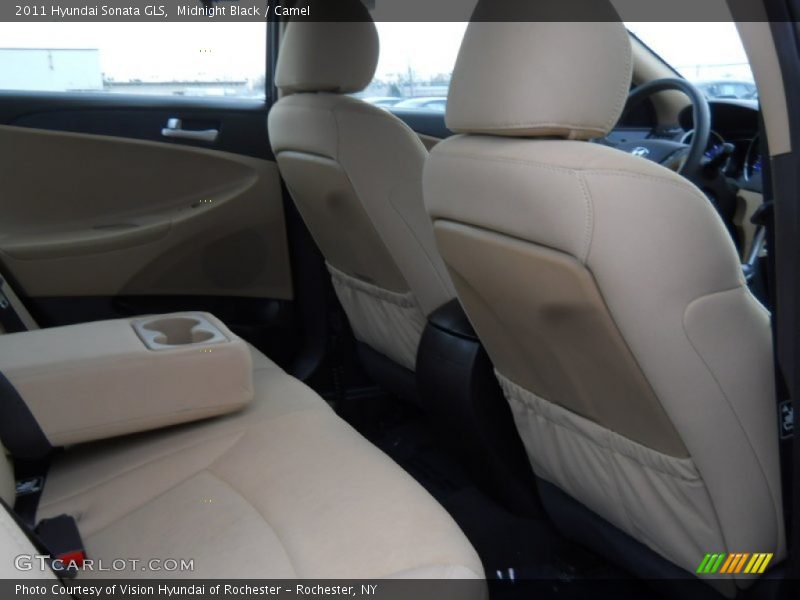 Midnight Black / Camel 2011 Hyundai Sonata GLS