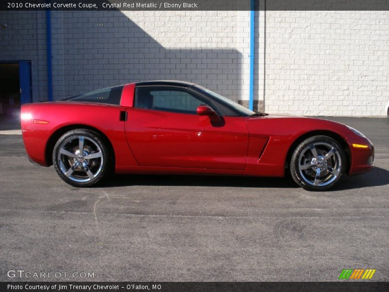Crystal Red Metallic / Ebony Black 2010 Chevrolet Corvette Coupe