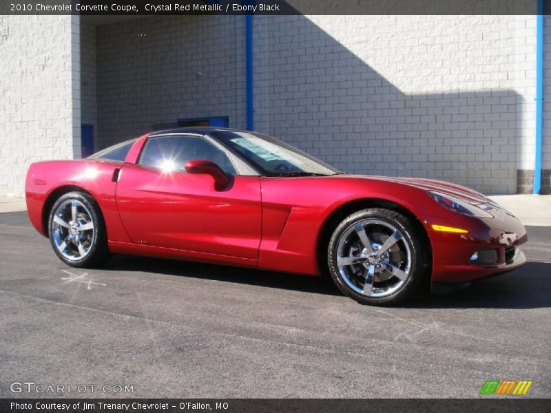 Crystal Red Metallic / Ebony Black 2010 Chevrolet Corvette Coupe