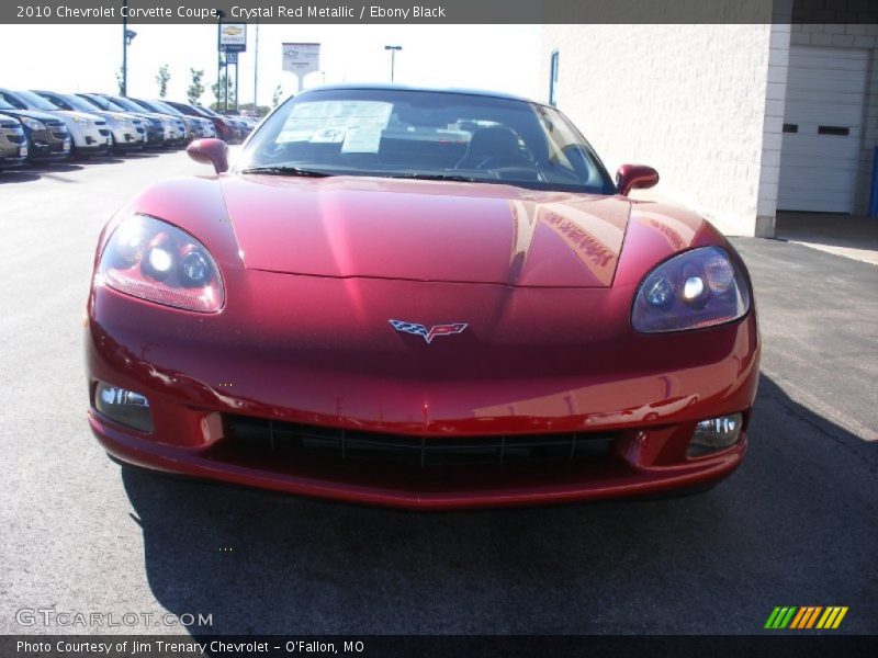 Crystal Red Metallic / Ebony Black 2010 Chevrolet Corvette Coupe
