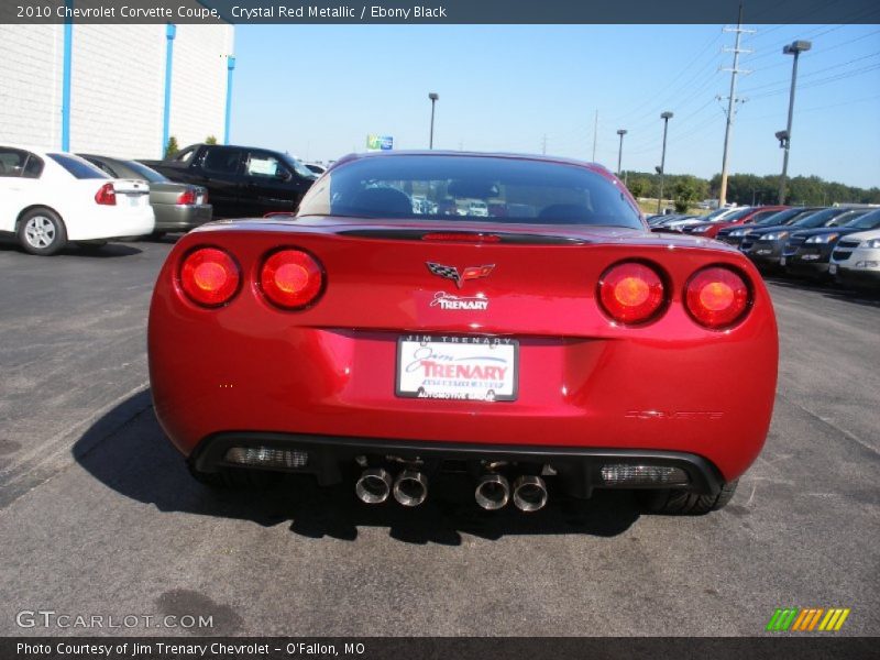 Crystal Red Metallic / Ebony Black 2010 Chevrolet Corvette Coupe