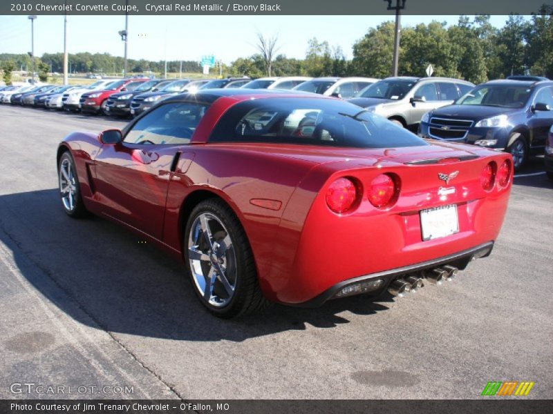 Crystal Red Metallic / Ebony Black 2010 Chevrolet Corvette Coupe