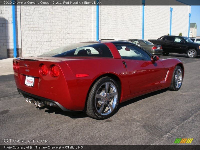 Crystal Red Metallic / Ebony Black 2010 Chevrolet Corvette Coupe