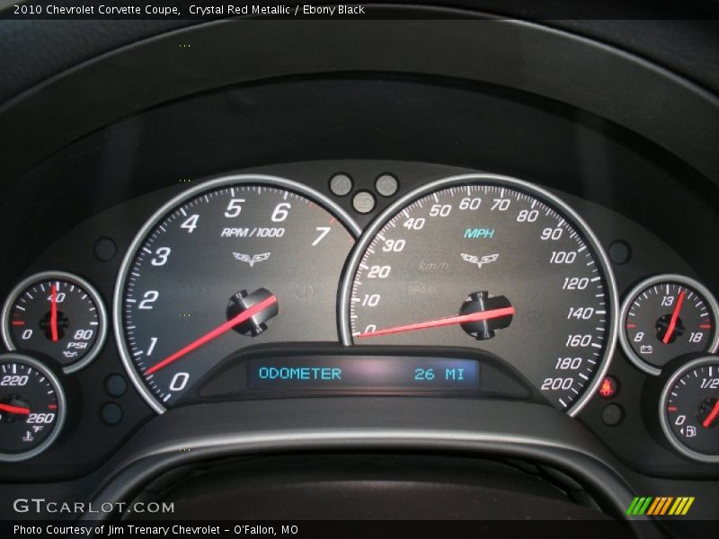  2010 Corvette Coupe Coupe Gauges