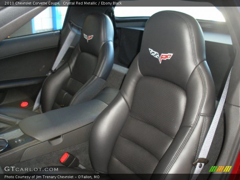 Crystal Red Metallic / Ebony Black 2010 Chevrolet Corvette Coupe