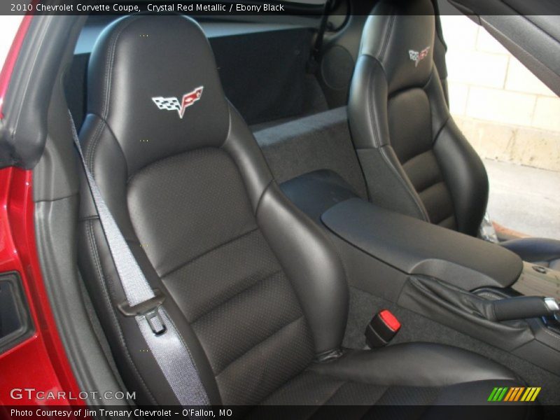 Crystal Red Metallic / Ebony Black 2010 Chevrolet Corvette Coupe