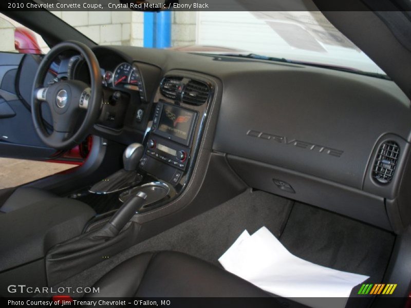 Crystal Red Metallic / Ebony Black 2010 Chevrolet Corvette Coupe