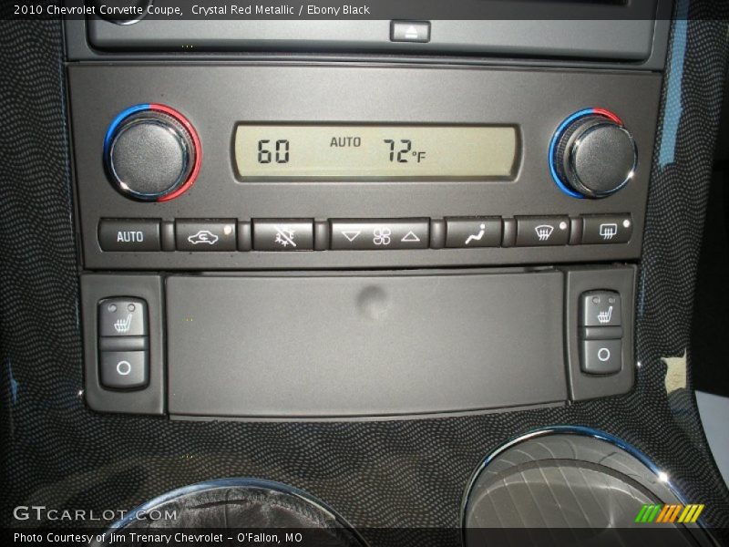 Crystal Red Metallic / Ebony Black 2010 Chevrolet Corvette Coupe
