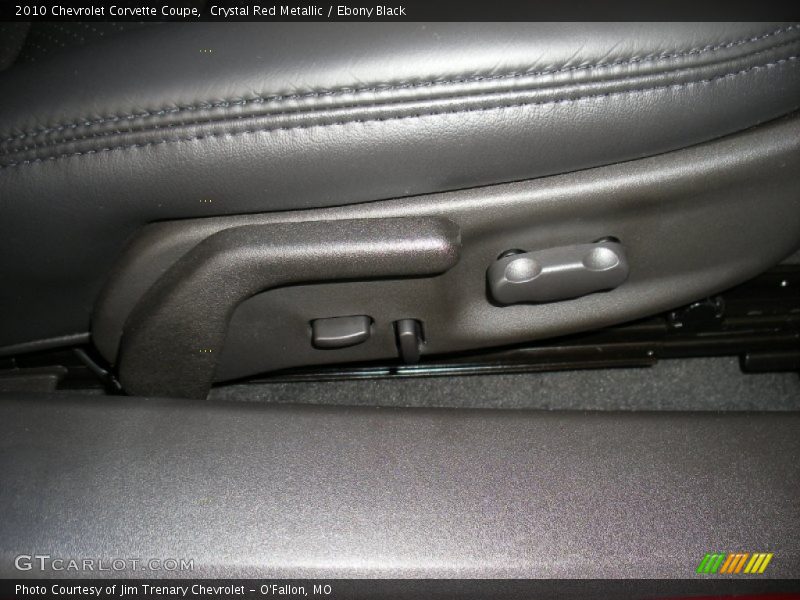 Crystal Red Metallic / Ebony Black 2010 Chevrolet Corvette Coupe
