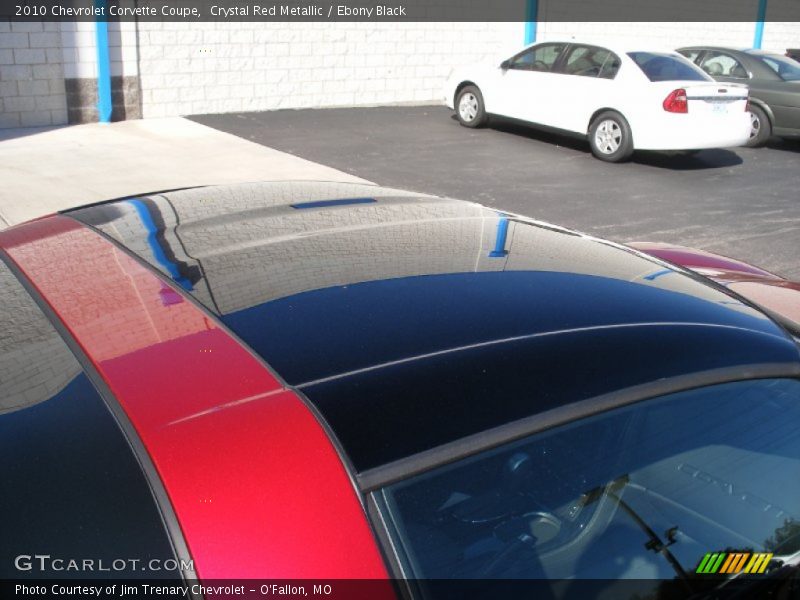 Crystal Red Metallic / Ebony Black 2010 Chevrolet Corvette Coupe