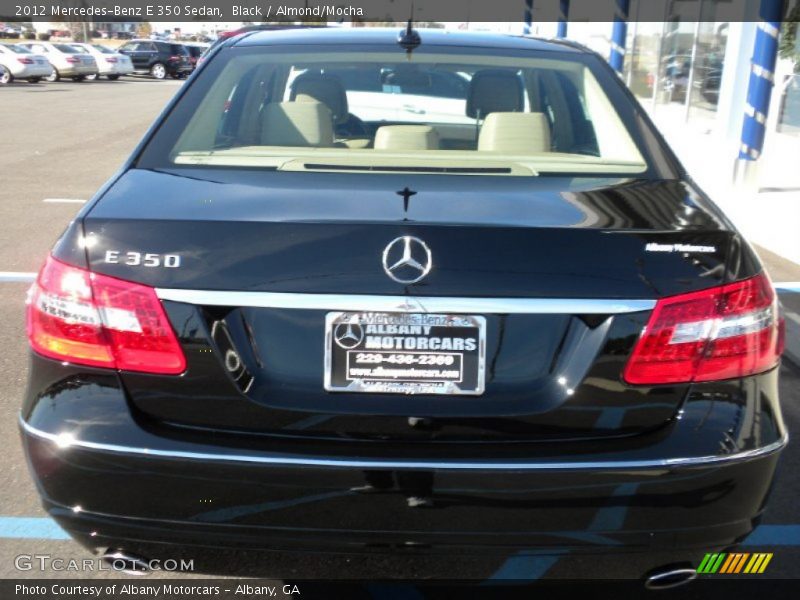 Black / Almond/Mocha 2012 Mercedes-Benz E 350 Sedan